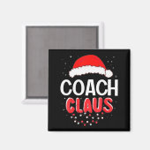 Coach Santa Claus Christmas Matching Costume  マグネット (正面/裏面)