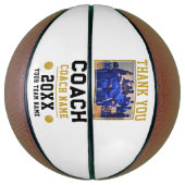 Coach Sign Teamの写真に感謝 バスケットボール (縦)