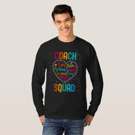 Coach Squad Appreciation Week Back to School Heart Tシャツ (正面フル)