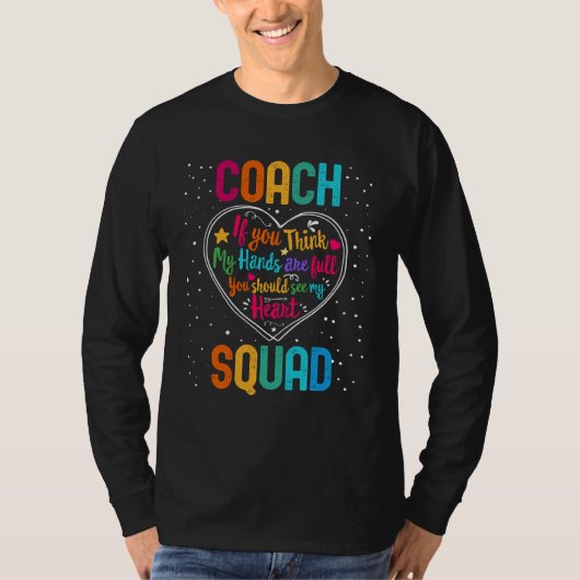 Coach Squad Appreciation Week Back to School Heart Tシャツ (正面)