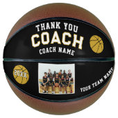 Coach Teamフォトバスケットボールに感謝 バスケットボール (正面)