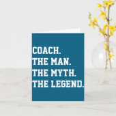 Coach The Man The Myth The Legend  カード (黄色い花)