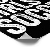 Coaches Gift You Don't E Me I Coach Girls - Soccer ポスター (角)