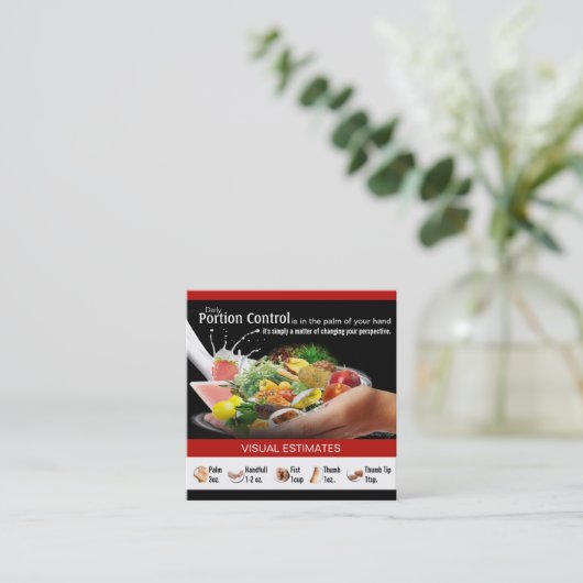 Coaching Nutrition名刺 スクエア名刺 (スタンド正面)