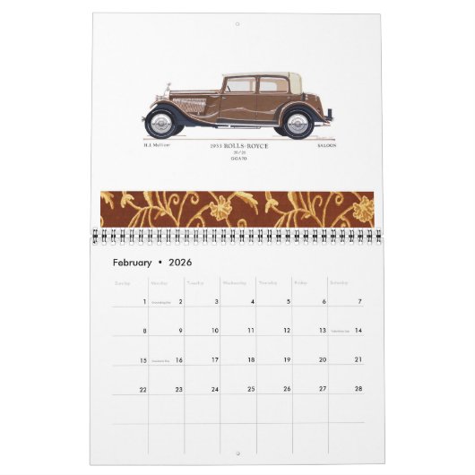 COACWORKカレンダー カレンダー (2月 2026)