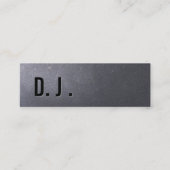 Coal Black DJ Mini Business Card スキニー名刺 (正面)