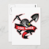 COAL MINER tattoo.jpg ポストカード (正面/裏面)