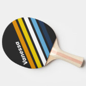 Coal Nightfall Angled Striping with Name 卓球ラケット (横)