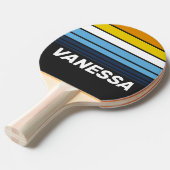 Coal Nightfall Horizon Striping with Name 卓球ラケット (正面アングル)