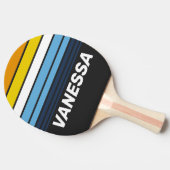 Coal Nightfall Horizon Striping with Name 卓球ラケット (横)