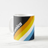 Coal Nightfall Stripes with Name コーヒーマグカップ (正面左)