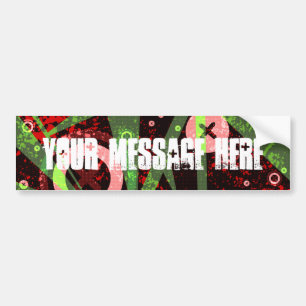 COAlitionz。 カスタマイズ可能なメッセージ バンパーステッカー