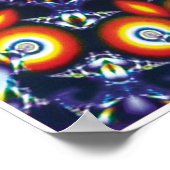 Coalsキネティックコラージュ万華鏡のように千変万化するパターンポスター ポスター (角)