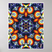 Coalsキネティックコラージュ万華鏡のように千変万化するパターンポスター ポスター (正面)