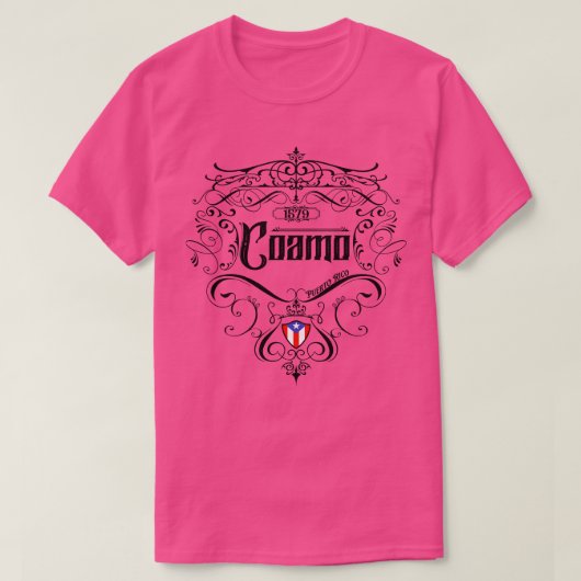 Coamo Vintage デザイン 1 Tシャツ (デザイン正面)