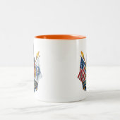 Coast Guard 250th Anniversary Coffee Mug ツートーンマグカップ (中央)