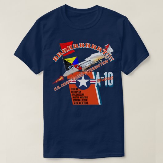 COAST GUARD A-10 Tシャツ (デザイン正面)