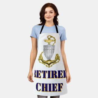 Coast Guard Chief Retired エプロン