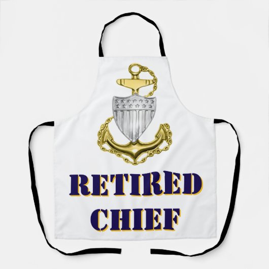 Coast Guard Chief Retired エプロン (正面)