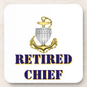 Coast Guard Chief Retired コースター (正面)