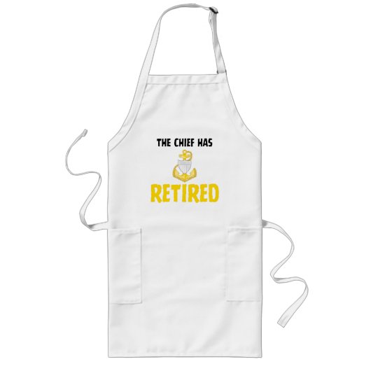 Coast Guard Chief Retired ロングエプロン (正面)