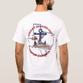 Coast Guard City Corpus Christi, TX Pride Tシャツ (裏面)