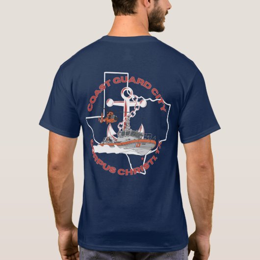 Coast Guard City Corpus Christi, Tx T-Shirt Tシャツ (裏面)