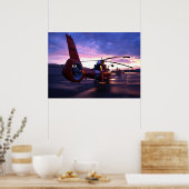 Coast Guard MH-65 Mako Helicopter ポスター (キッチン)