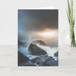 Coast of Norway Seascape写真 カード