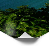 Coast of St. Lucia カリブの Vacation Photo ポスター (コーナー)