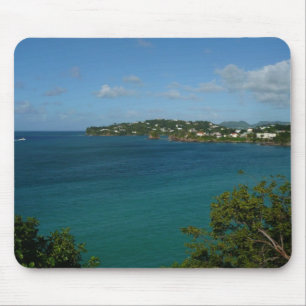 Coast of St. Lucia カリブの Vacation Photo マウスパッド