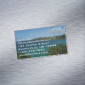 Coast of St. Lucia カリブの Vacation Photo マグネット名刺 (インサイチュ)