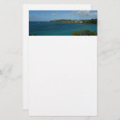 Coast of St. Lucia カリブの Vacation Photo 便箋 (正面/裏面)