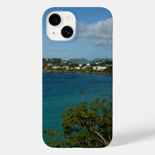 Coast of St. Lucia カリブの Vacation Photo Case-Mate iPhoneケース (裏面)