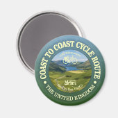 Coast to Coast "C2C" (サイクリングc) マグネット (正面/裏面)