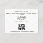 Coast Watercolor Sunset Mediterranean Details エンクロージャーカード (裏面)