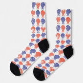 Coastal Americana Seashells ソックス (左)