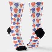 Coastal Americana Seashells ソックス (傾斜あり)