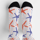 Coastal Americana Starfish ソックス (上部)