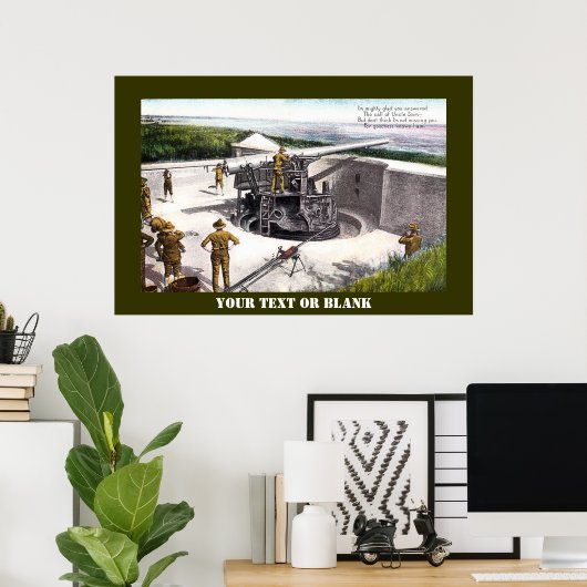 Coastal Artillery ポスター (ホームオフィス)