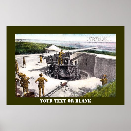 Coastal Artillery ポスター (正面)