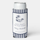 Coastal Bachelorette Party スリム缶クーラー (Seltzer正面)