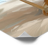 Coastal Beach Chairs Coastal Wall Art | Poster ポスター (角)