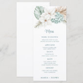 Coastal Beach Christmas Menu メニュー (正面/裏面)