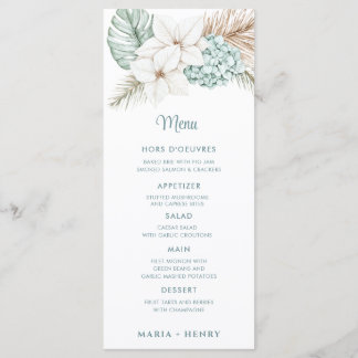 Coastal Beach Christmas Menu メニュー