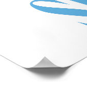 Coastal Beach Print Sandy Shores Aerial Photograph ポスター (角)