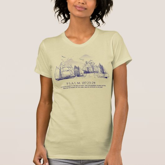 Coastal Bible Verse Tシャツ (正面)