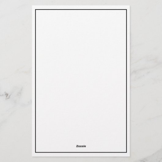 Coastal Black Palmetto Palm Tree Personalized 便箋 (裏面)