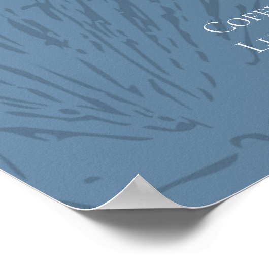 Coastal Blue Bachelorette Itinerary ポスター (角)