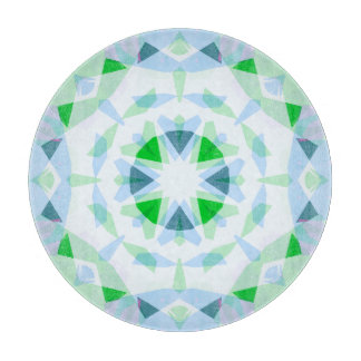 Coastal Blue Green Summer Star Dopamine Decor カッティングボード